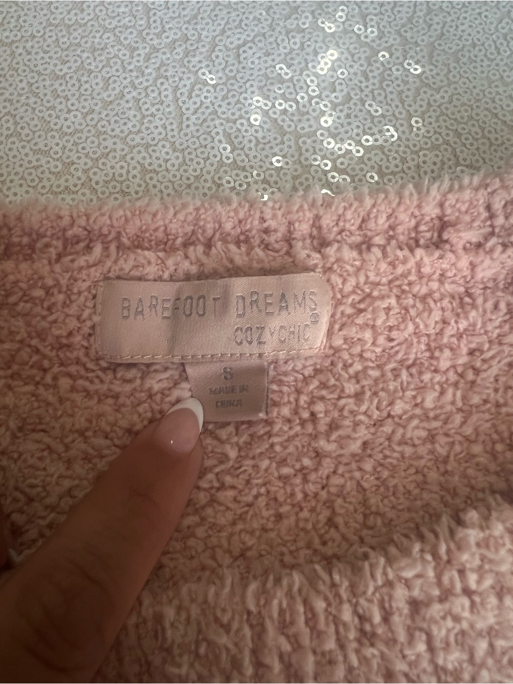 Barefoot Dreams CozyChic Pink Sweater